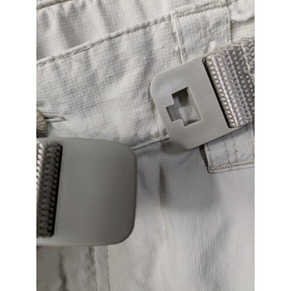 Columbia Convertible Pants Mens 40x32 Cargo Belted Omni Wick Hiking Beige - Picture 13 of 14